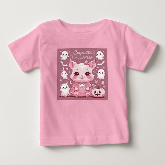コケッティー ハロウィン ベビーTシャツ (正面)
