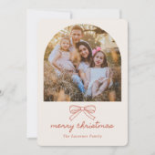 コケッティ クリスマス ツリー ドゥードル 赤いリボン 写真 (正面)