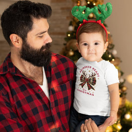 コケッティ クリスマス プライド リンデブ ロッキング ボウ トドラーTシャツ