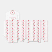 コケッティ チェリー ブライダルシャワー モノグラム フェイバーボックス (折り畳みなし)