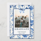 コケッティ トワル ボウ フォト 卒業発表 招待状 (正面)