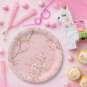 コケッティ ピンク バースデー ペーパー プレート (パーティー)