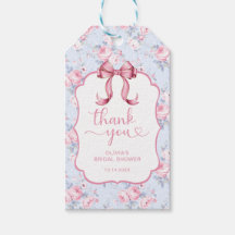 コケッティ ピンク リボン ウェディング シャワー サンクス