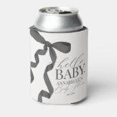 コケッティ ブラック ボウ ガール ベビー シャワー デザート フェイバーズ 缶クーラー (缶裏面)