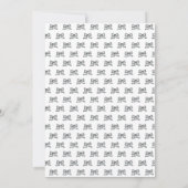 コケッティ ベイビーブルー フォト 卒業発表 招待状 (裏面)