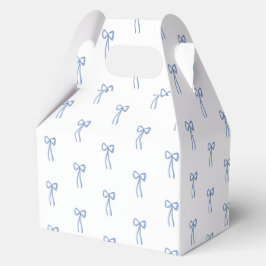 コケッティ ボウ サムシング ブルー ブライダル シャワー フェイバー フェイバーボックス