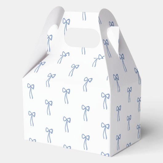 コケッティ ボウ サムシング ブルー ブライダル シャワー フェイバー フェイバーボックス (正面)