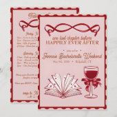 コケッティ ボウ ブライズメイド インビテーション | 5x7 オーダーメイド (正面/裏面)