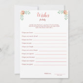コケッティ ボウ ベイビー シャワー ウィッシュ フォー ベイビー カード (正面)