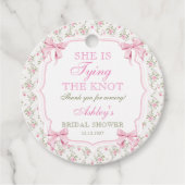 コケッティ・ボウ 彼女は結婚する ブライダルシャワー フェイバータグ (正面)