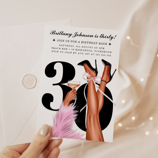 コケッティ 30歳の誕生日 招待状