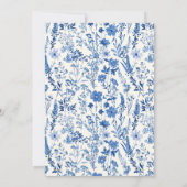 コケッテイ トワール リボン フォト 卒業発表 招待状 (裏面)