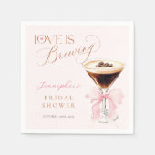 コケッテ コーヒー ブライダルシャワー スタンダードカクテルナプキン (正面)