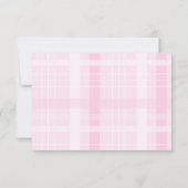 コケットかわいいピンクボウ卒業 サンキューカード (裏面)