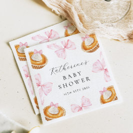 コケットかわいこちゃんパイ赤ちゃんシャワーペーパーナプキン スタンダードカクテルナプキン
