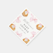 コケットかわいこちゃんパイ赤ちゃんシャワーペーパーナプキン スタンダードカクテルナプキン (角)