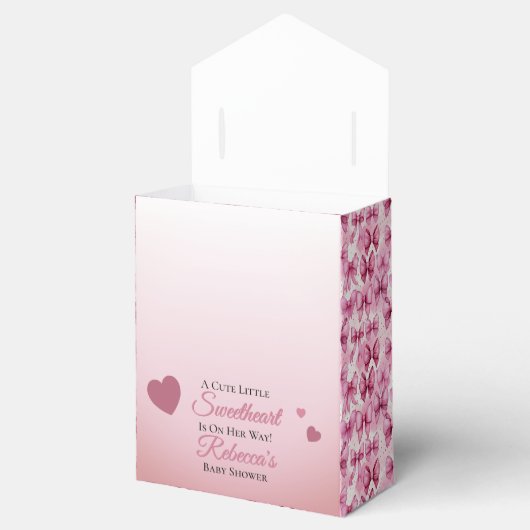 コケットが少し甘い赤ちゃんシャワーを浴びる フェイバーボックス (オープン)