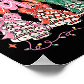 コケットこのシーズンクリスマスツリーズケーキ弓C ポスター (角)