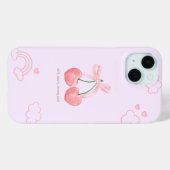 コケットさくらんぼかわいいピンクボウ Case-Mate iPhoneケース (裏面 (横))