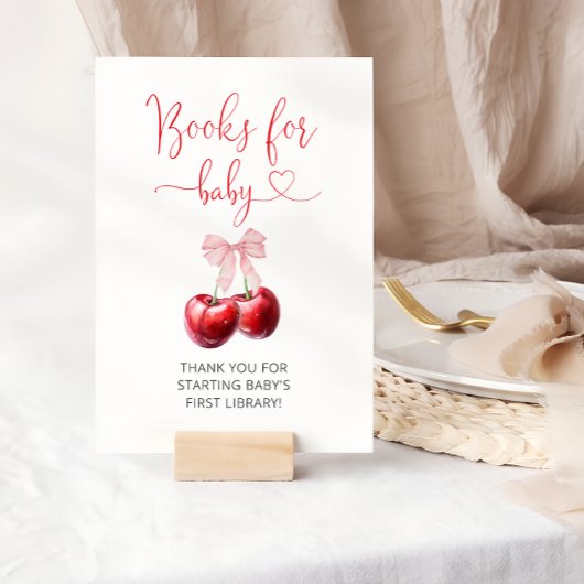 コケットさくらんぼオントップブックスベビー ポスター