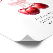 コケットさくらんぼオントップブックスベビー ポスター (角)