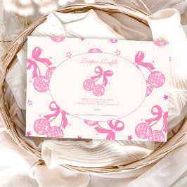 コケットさくらんぼオントップベビーおむつラッフル エンクロージャーカード