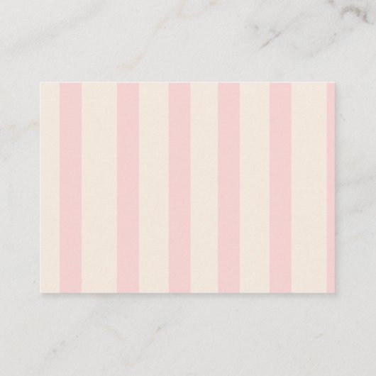 コケットさくらんぼオントップベビーシャワーブズベビー エンクロージャーカード (裏面)