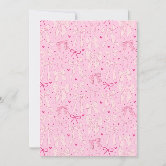 コケットさくらんぼオントップベビーシャワー招待状 招待状 (裏面)