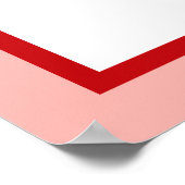 コケットさくらんぼオントップベビーシャワー歓迎サイン ポスター (角)