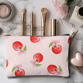 コケットさくらんぼピンクボウ アクセサリーポーチ