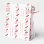 コケットさくらんぼブライダルシャワーモノグラム フェイバーボックス (裏面サイド)