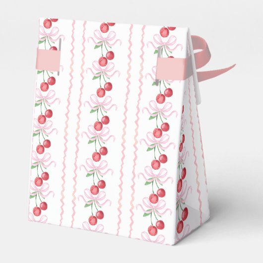 コケットさくらんぼブライダルシャワーモノグラム フェイバーボックス (裏面サイド)