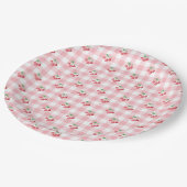 コケットさくらんぼブライダルシャワー ペーパープレート (アングル)