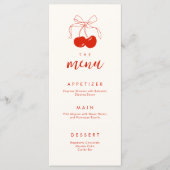 コケットさくらんぼブライダルシャワー メニュー (正面)