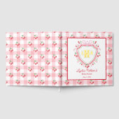 コケットさくらんぼモノカムブライダルシャワー ゲストブック (全面)