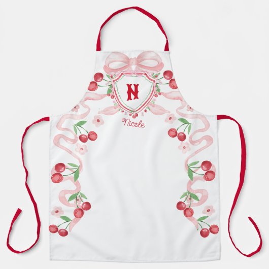 コケットさくらんぼモノカム エプロン (正面)