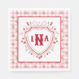 コケットさくらんぼモノカム スタンダードランチョンナプキン