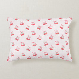 コケットさくらんぼ弓模様 アクセントクッション