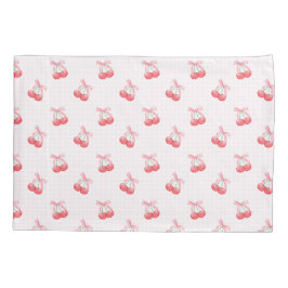 コケットさくらんぼ弓模様 枕カバー