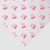 コケットさくらんぼ弓模様 薄葉紙 (詳細)