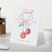 コケットさくらんぼ | 恋は甘い 台座サイン (インサイチュ)