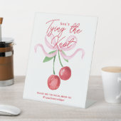 コケットさくらんぼ | 結び目を結んでいる 台座サイン (インサイチュ)