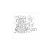 コケットのクリスマスツリーケーキ今季 ラバースタンプ (インプリント)