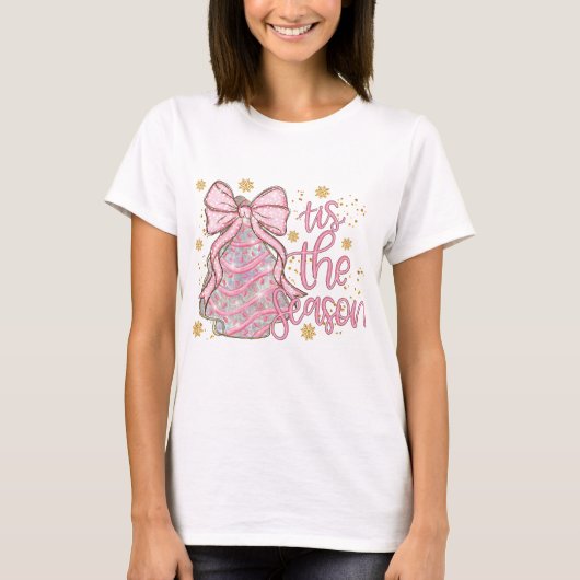 コケットのクリスマスツリーケーキ今季 Tシャツ (正面)