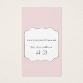 コケットのピンクボウのパッケージのインサート (裏面)