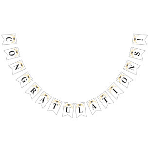 コケットイエローボウおめでとう   卒業 バンティングフラッグ