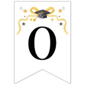 コケットイエローボウおめでとう | 卒業 バンティングフラッグ (第2の旗)