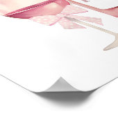 コケットウォールアートライトピンクワインポスター ポスター (角)