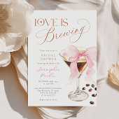 コケットエスプレッソマルティーニブライダルシャワー 招待状