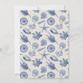 コケットオイスターローストパーティの招待状 セーブザデート (裏面)